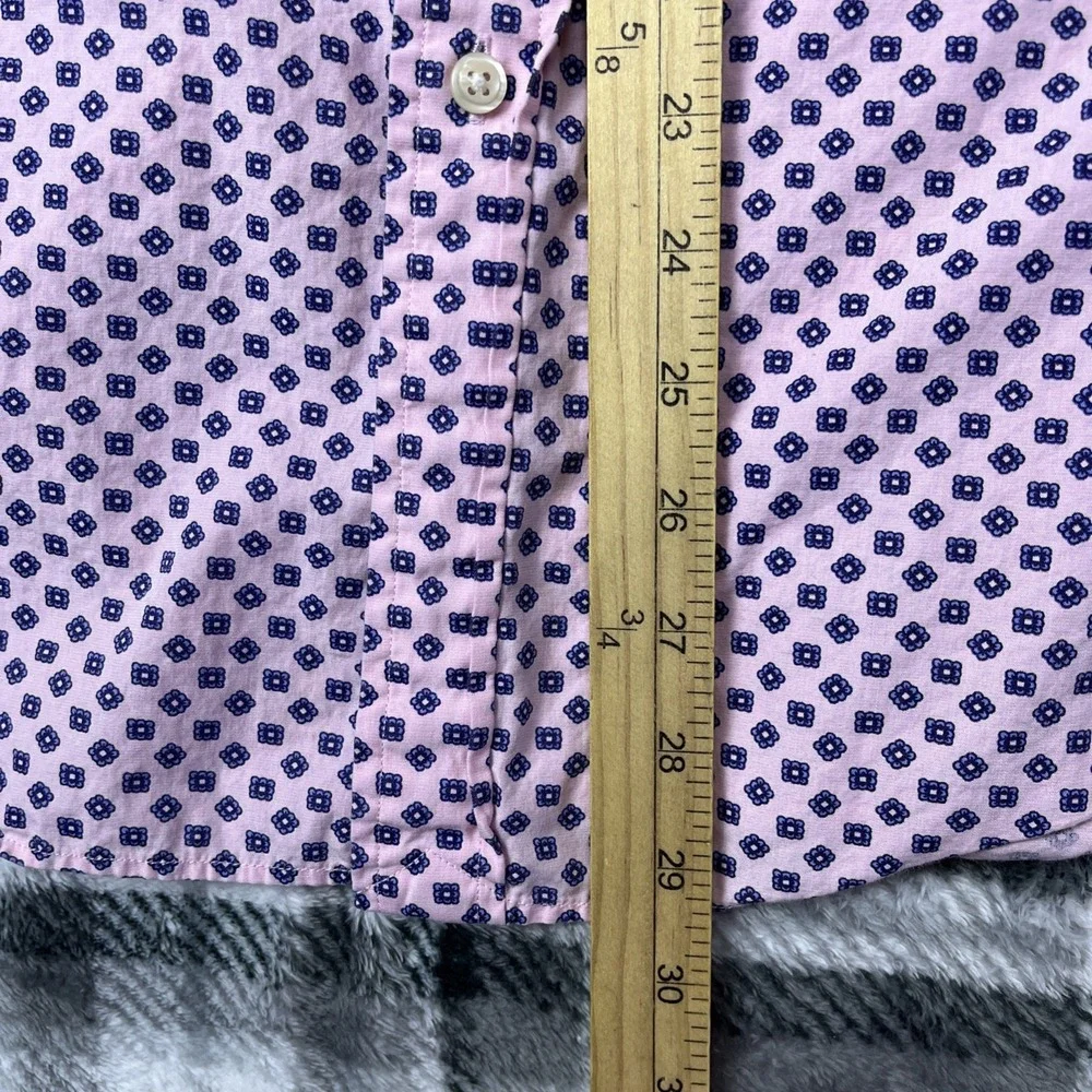 Ralph Lauren‎ Button Up Shirt Mens L Geometric Slim Fit Colorful Oxford Long Slv